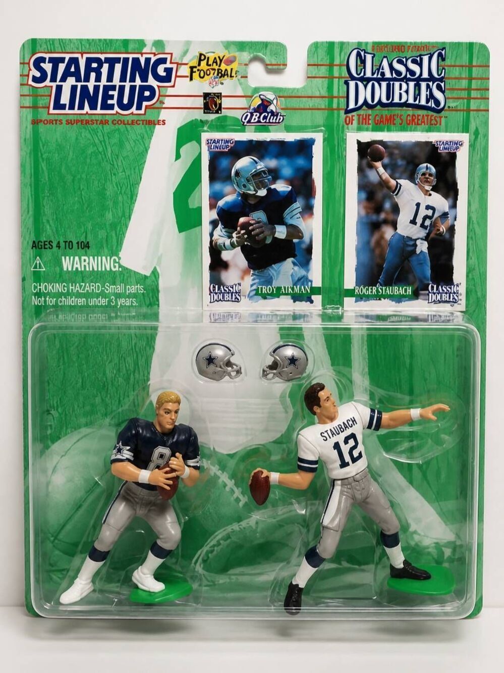 🔸️NIB Vintage 1996 Troy Aikman & Roger Staubach QB Club Classic Doubles
